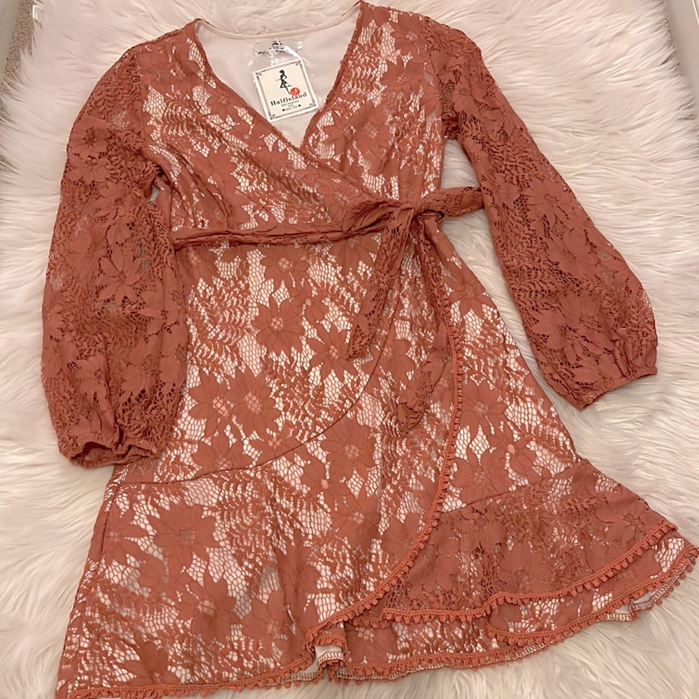 Lacey Long Sleeved Dress